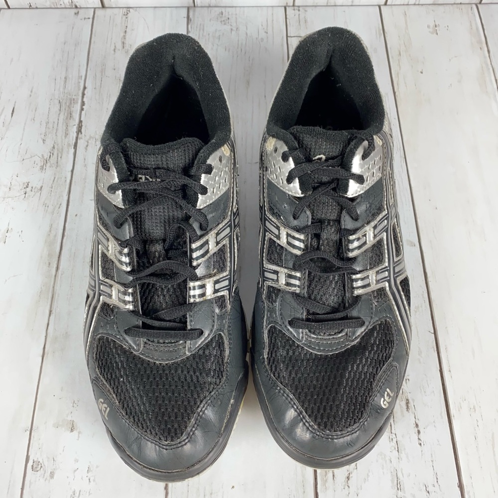 Asics Gel-Rocket Shoes Women’s Size 9.5 Athletic Running B053N Black Silver - Picture 5 of 12